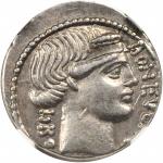 ROMAN REPUBLIC. L. Scribonius Libo. AR Denarius (4.12 gms), Rome Mint, ca. 62 B.C.