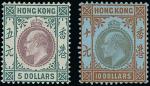 Hong KongKing Edward VII19031c. to $10, large part original gum to mint. A good set. S.G. 62-76, $30