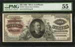 Fr. 315. 1886 $20 Silver Certificate. PMG About Uncirculated 55.