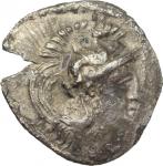 Greek Coins, Northern Apulia, Arpi. AR Diobol, c. 325-275 BC. HN Italy 634. SNG ANS-. SNG Cop-. 0.88