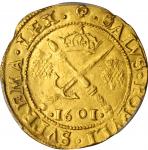 SCOTLAND. Sword & Sceptre Piece, 1601. Edinburgh Mint. James VI (James I of England). PCGS Genuine--