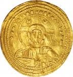 BASIL II BULGAROKTONOS WITH CONSTANTINE VIII, 976-1025. AV Histamenon Nomisma (4.26 gms), Constantin