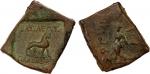 Ancient - Greek. BACTRIA: Pantaleon, ca. 190-185 BC, AE square unit (11.75g), Bop-6A, Pieper-1428 (t