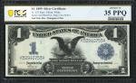 Lot of (2). Fr. 235 & 236. 1899 $1 Silver Certificates. PCGS Banknote Choice Very Fine 35 PPQ. Rever