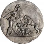 1781 (Before January 23, 1783) Libertas Americana Medal reverse cliché. As Betts-615. White metal. O