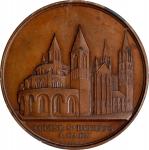 FRANCE. Caen. St. Stephens (Etienne) Bronze Medal, 1862. Geerts (Ixelles) Mint. PCGS SPECIMEN-62.