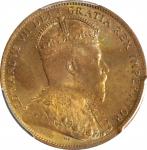 CANADA. Newfoundland. Cent, 1909. Ottawa Mint. Edward VII. PCGS MS-64 Red Brown.