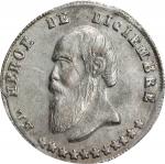 BOLIVIA. Silver Medallic 1/16 Melgarejo, 1868. Potosi Mint. PCGS AU-53.