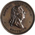 1776 (ca. 1859) Washington Security / R.L. Equestrian Die Medal. Copper. 32 mm. Musante GW-258, Bake