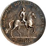 GERMANY. Saxony (Albertine). Homage to Bautzen Silver Medal, 1769. PCGS AU-53.