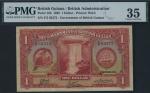 British Guiana/British Administration, 1 Dollar, Georgetown, 1st October 1938, serial number F/5 633