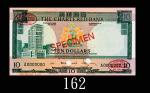 渣打银行拾圆样票(1970-75)，A版。未使用The Chartered Bank, $10 Specimen, ND (1970-75) (Ma S14), s/n A0000000, no. 0