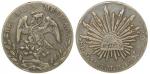 Mexico, 8 Reales, Silver, 1888, Mo, GBCA VF35