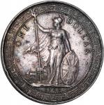 1902-B英国贸易银元，EF品相，带深色包浆