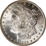 Lot of (5) 1885-O Morgan Silver Dollars. MS-65 (NGC).