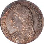GREAT BRITAIN. Crown, 1688 Year QVARTO. London Mint. James II. PCGS AU-58.
