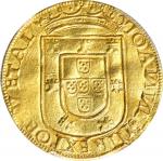 PORTUGAL. Sao Vicente, ND (1521-57). Lisbon Mint. Joao III. PCGS Genuine--Cleaned, AU Details.