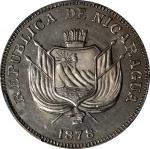 NICARAGUA. Centavo, 1878. PCGS MS-65.