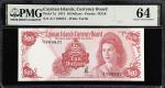 CAYMAN ISLANDS. Cayman Islands Currency Board. 10 Dollars, 1974. P-7a. PMG Choice Uncirculated 64.