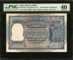1957-62年印度储备银行100卢比。INDIA. Reserve Bank of India. 100 Rupees, ND (1957-62). P-43b. PMG Extremely Fin