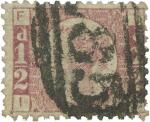 Postage Stamps. Great Britain : 1870 ½d (Halfpenny), rose, pl 9, Cat £700 (SG 49 (9)), fine, used. 