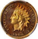 1908 Indian Cent. Proof-65+ RD (PCGS).