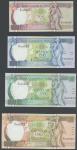  Malta, Bank of Central Malta, set of 4 notes from the 1994 issue, matching low serial number 000823
