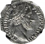 ANTONINUS PIUS, A.D. 138-161. AR Denarius (3.42 gms), Rome Mint, A.D. 148-149. NGC MS, Strike: 5/5 S