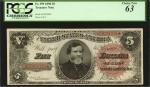 Fr. 359. 1890 $5 Treasury Note. PCGS Choice New 63.