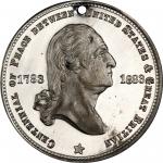 1883 Newburgh Headquarters medal. Musante GW-991, Baker-455. White Metal. SP-64 (PCGS).