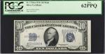 Fr. 1701m. 1934 $10 Silver Certificate Mule Note. PCGS Currency New 62 PPQ.