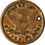 Civil War Identification Tag. New Hampshire--Manchester. Eagle, WAR OF 1861. Maier-Stahl 5A. Lucian 