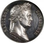 FRANCE. Napoleon I/Battle of Waterloo Silver Medal, "1815" (ca. 1840). Paris Mint. PCGS Genuine--Gra