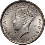 1943年马来亚2毫银币，PCGS MS63，编号33171026