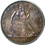 1870 Liberty Seated Half Dollar. Proof-65 (PCGS). CAC.