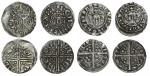 Henry III (1216-72), long cross Pennies, Exeter, class 3b, Walter (2), 1.40g, 1.49g, rev. +walter on