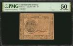 Lot of (2) CC-7 & CC-98. Continental Currency. May 10, 1775. $7 & $55. PMG About Uncirculated 50 & C