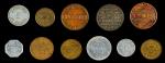 NEW JERSEY. Elizabeth and Jersey City. Lot of (11) Trade Tokens.