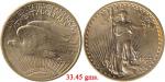 1922美国圣高登20美元金币 完未流通 1922, Saint Gaudens, gold coin $20
