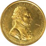 1799 (ca. 1800) Westwood Medal. First Reverse. Musante GW-82, Baker-81A. Fire-Gilt Copper. Unc Detai