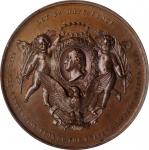 1876 Danish Medal. Let Us Have Peace Obverse. Musante GW-933, Baker-427. Bronze. MS-64 BN (NGC).