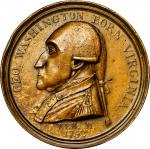 1790 Manly Medal. Original. Musante GW-10, Baker-61B. Brass. SP-62 (PCGS).