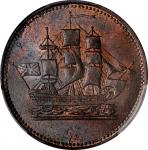 CANADA. Prince Edward Island. Copper Commerce Token, ND (ca. 1835). PCGS MS-64 Red Brown Gold Shield