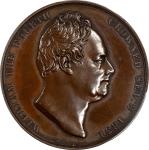 GREAT BRITAIN. William IV & Adelaide Coronation Bronze Medal, 1831. London Mint. PCGS SPECIMEN-64.