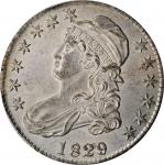 1829/7 Capped Bust Half Dollar. O-101. Rarity-1. MS-62 (PCGS). CAC.
