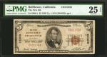 Bellflower, California. $5 1929 Ty. 1. Fr. 1800-1. The First NB. Charter #12328. PMG Very Fine 25 EP