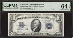 Fr. 1704. 1934C $10 Silver Certificate. PMG Choice Uncirculated 64 EPQ.