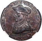 1795年英国半便士地区发行代币，汉普郡Emsworth发行，NGC MS64BN，#3478767-022