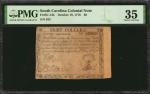 SC-133. South Carolina. October 19, 1776. $8. PMG Choice Very Fine 35.