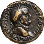 VESPASIAN, A.D. 69-79. AE Sestertius (25.41 gms), Rome Mint, ca. A.D. 71. NGC Ch VF, Strike: 4/5 Sur